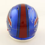 Isaiah McKenzie Signed Buffalo Bills Flash Alternate Speed Mini Helmet (Beckett)