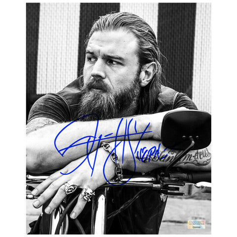 Ryan Hurst Autographed Sons of Anarchy Opie 8x10 Black and White Portrait Photo