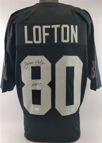 James Lofton Signed Oakland Raiders Jersey Inscribed "HOF 03" (JSA) 1978-1986