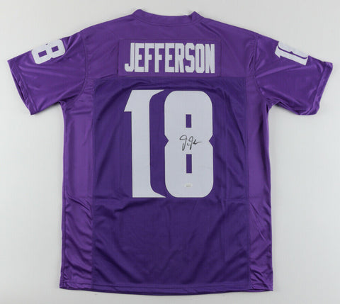 Justin Jefferson Signed Minnesota Vikings Jersey (JSA COA) 2020 1st Rnd Pck W.R.