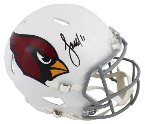 Cardinals Larry Fitzgerald Signed Full Size Speed Proline Helmet BAS Witnessed