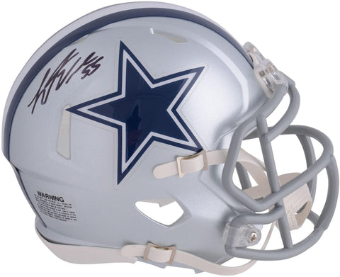 Leighton Vander Esch Dallas Cowboys Signed Riddell Speed Mini Helmet
