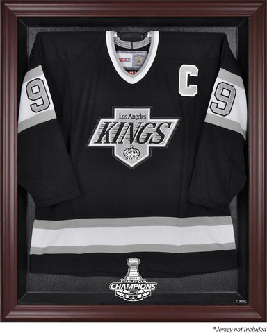 Kings 2014 Stanley Cup Champs Mahogany Framed Jersey Display Case