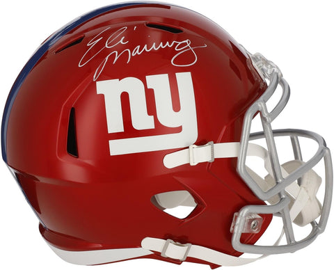 Eli Manning New York Giants Signed Riddell Flash Speed Helmet