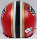 Deion Sanders Signed Atlanta Falcons 66-69 Mini Helmet w/Primtime-Beckett W Holo