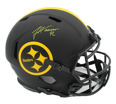 James Harrison Signed Pittsburgh Steelers Speed Authentic Eclipse NFL Helmet