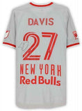 Frmd Sean Davis New York Red Bulls Signed MU #27 Gray Jersey - 2020 MLS Season
