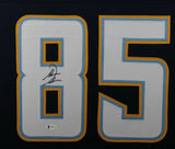 ANTONIO GATES (Chargers Dblue SKYLINE) Signed Autographed Framed Jersey Beckett