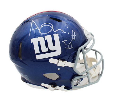 Azeez Ojulari Signed New York Giants Speed Authentic NFL Helmet