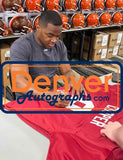 Amari Cooper Autographed/Signed College Style Red XL Jersey Beckett 36503