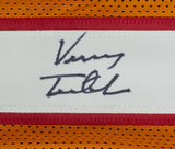 Vinny Testaverde Signed Custom Orange College Style Football Jersey BAS