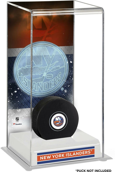 NY Islanders Deluxe Tall Hockey Puck Case - Fanatics