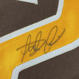 FRAMED Autographed/Signed FERNANDO TATIS JR. 33x42 Brown Jersey JSA COA