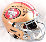 George Kittle Signed 49ers F/S Speed Flex Helmet w/People's TE-Beckett W Holo