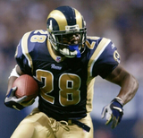 Marshall Faulk Signed St. Louis Rams Jersey (Beckett COA) NFL M.V.P. (2000) R.B