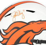 John Elway Denver Broncos Signed Lunar Eclipse Alternate Replica Helmet