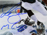 LeSean McCoy Autographed Eagles 8x10 Snow Photo - JSA W *Blue
