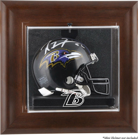 Baltimore Ravens Mini Helmet Display Case - Brown - Fanatics
