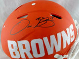 Odell Beckham Signed Cleveland Browns F/S AMP Speed Authentic Helmet- JSA W Auth