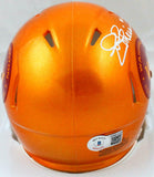 Joe Theismann Signed WFT Flash Speed Mini Helmet w/83 MVP-Beckett W Hologram