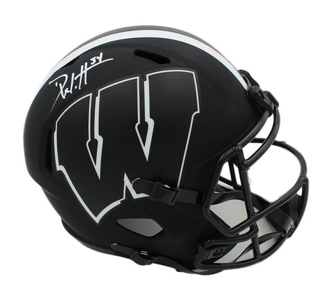 Derek Watt Signed Wisconsin Badgers Speed Full Size Eclipse NCAA Helmet