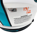 DAN MARINO, TUA & GRIESE Autographed 6 TD's Authentic Helmet FANATICS LE 13/22