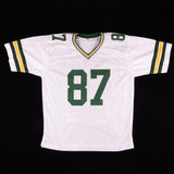 Jordy Nelson Green Bay Packers Signed Career Highlight Stat Jersey (JSA) W.R