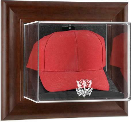 Dallas Mavericks Team Logo Brown Framed Wall- Cap Case-Fanatics