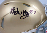 Michael Mayer Autographed Notre Dame Speed Mini Helmet-Beckett W Hologram