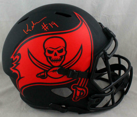 Keyshawn Johnson Signed Tampa Bay Bucs F/S Eclipse Speed Helmet - JSA W Auth