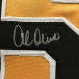 FRAMED Autographed/Signed AL OLIVER 33x42 Pittsburgh Yellow Jersey JSA COA Auto