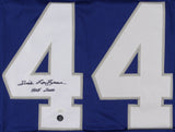 Dick LeBeau Signed Lions Jersey Inscribed "HOF 2010" (JSA COA) 3xPro Bowl D.B.