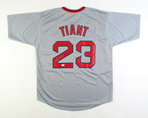 Luis Tiant Signed Boston Red Sox Jersey (JSA COA) 3xAll-Star Pitcher Senor Smoke
