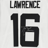 Framed Trevor Lawrence Jaguars Signed White Nike Limited Jersey