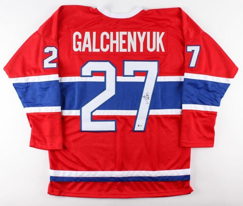 Alex Galchenyuk Signed Canadiens Jersey(JSA COA) 3rd overall pick 2012 NHL Draft
