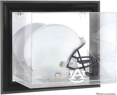 Tigers Black Framed Wall-Mountable Helmet Display Case-Fanatics