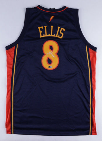 Monta Ellis Signed Golden St Warriors Adidas NBA Style Jersey (Beckett COA)