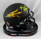N'Keal Harry Autographed Arizona State Black Mini Helmet- Beckett Auth *Front