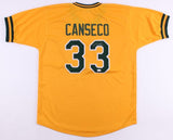Jose Canseco Signed Athletics Jersey (JSA) 2xWorld Series champion /1989, 2000
