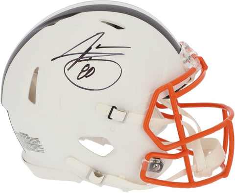 Jarvis Landry Browns Signed Flat White Alternate Revolution Authentic Helmet