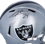 Charles Woodson Oakland Raiders Signed Riddell Speed Helmet