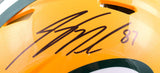 Jordy Nelson Autographed Packers F/S Speed Authentic Helmet-Beckett W Hologram