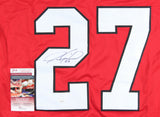 Jeremy Roenick Signed Chicago Blackhawks Jersey (JSA COA) 513 N.H.L. Goals
