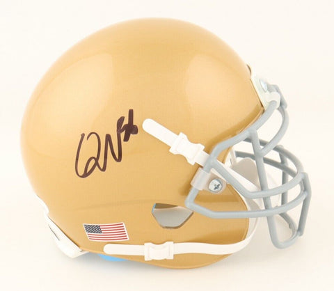 Quenton Nelson Signed Notre Dame Fighting Irish Mini Helmet (JSA) Colts O-Line