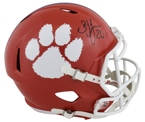 Clemson Brian Dawkins Authentic Signed Full Size Speed Rep Helmet BAS Witnessed