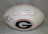 Hines Ward Autographed Georgia Bulldogs Logo Football- JSA W Authenticated
