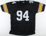 Chad Brown Signed Pittsburgh Steelers Jersey (TSE Hologram) 3xPro Bowl Linebackr