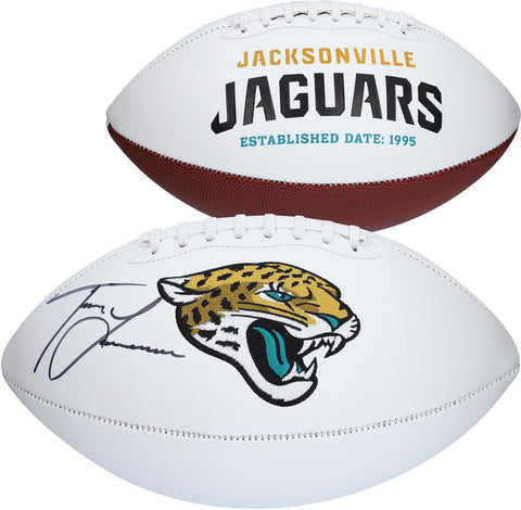 Trevor Lawrence Jacksonville Jaguars Autographed White Panel Football