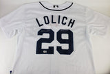 Mickey Lolich 68 WS MVP Signed Detroit Tigers Jersey (Beckett) 1968 World Champs