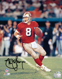 STEVE YOUNG AUTHENTIC AUTOGRAPHED SIGNED FRAMED 16X20 PHOTO 49ERS BECKETT 162401